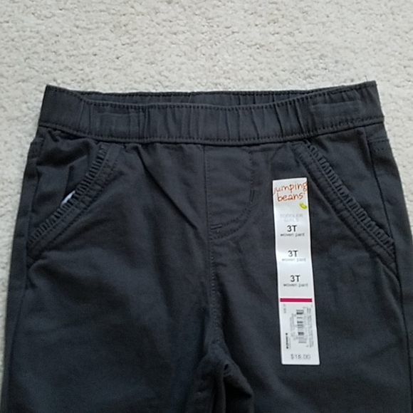 3 for $30. Charcoal grey woven pants - Picture 2 of 4